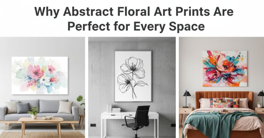 Abstract Floral Art Prints