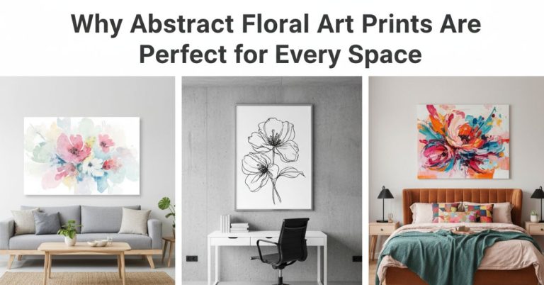 Abstract Floral Art Prints