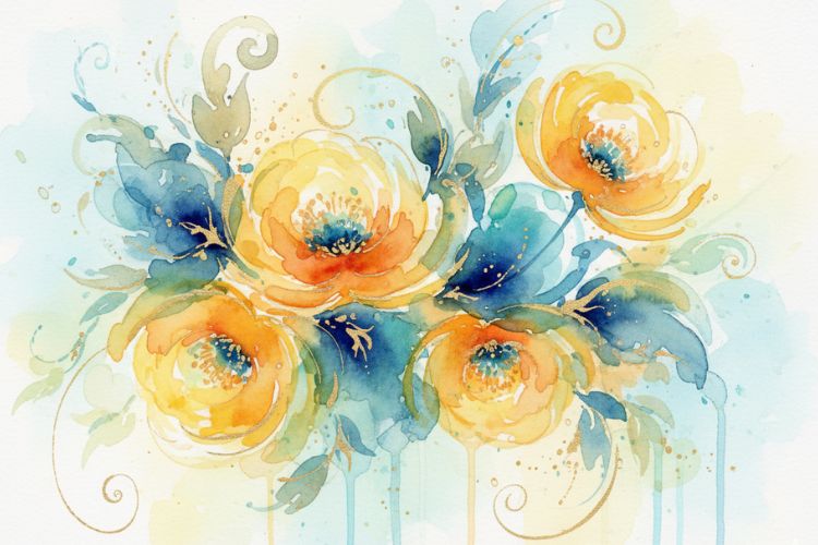 Abstract Floral Art for Each Room