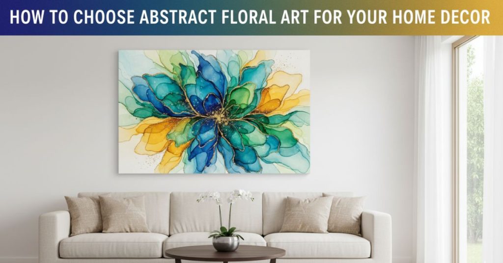 Abstract Floral Art for Your Home Decor