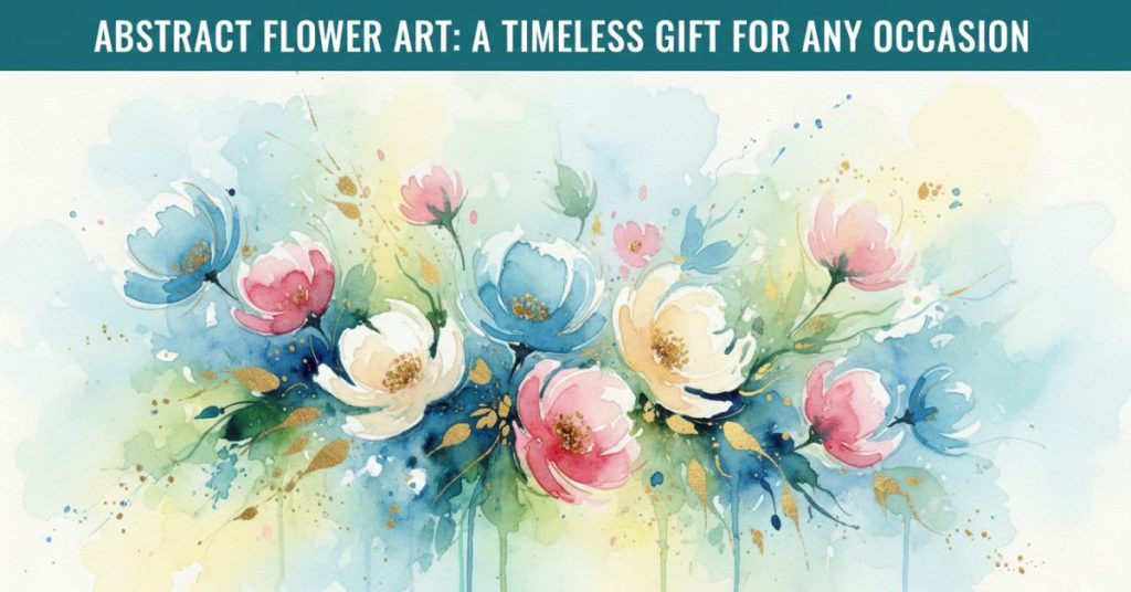 Abstract Flower Art