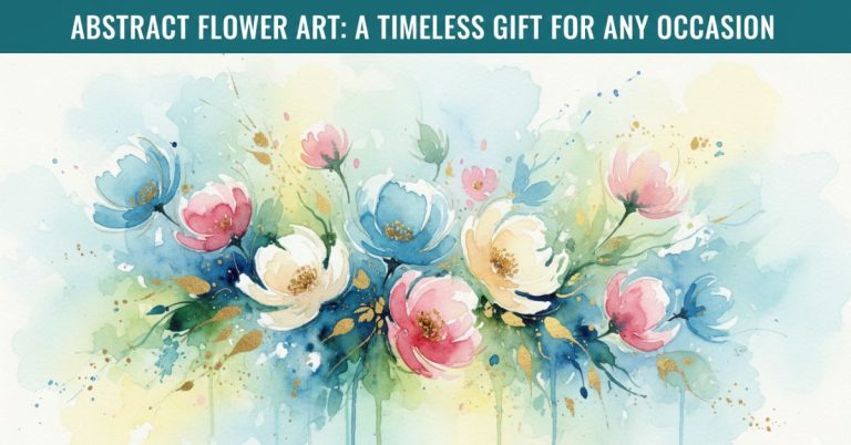 Abstract Flower Art