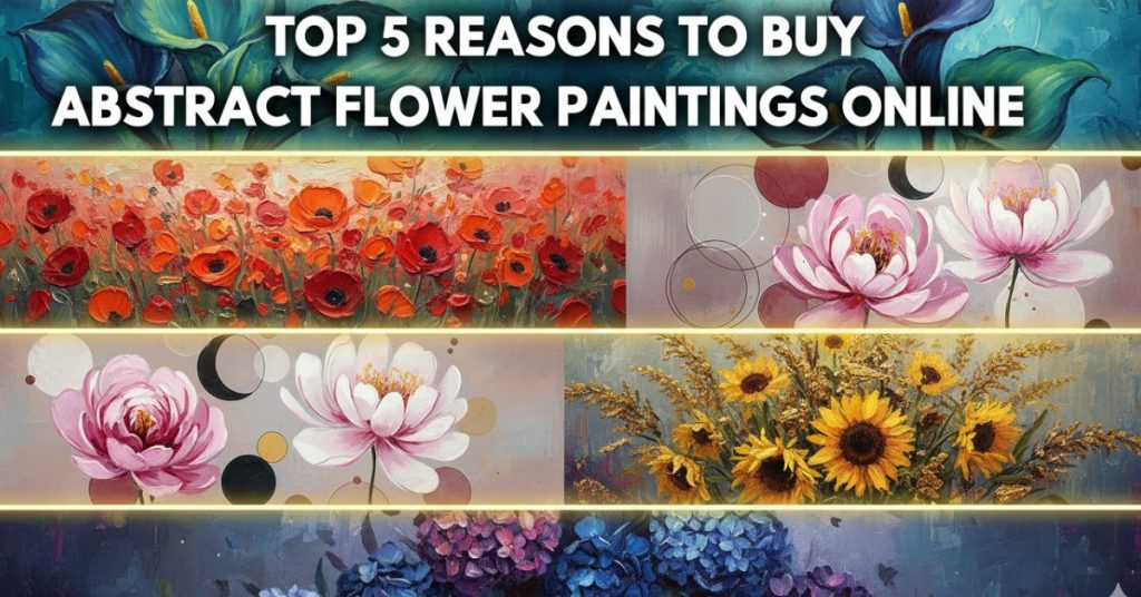 Abstract Flower Paintings